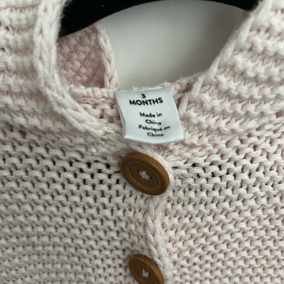 Nordstrom Rack Newborn Knitted hoodie - Picture 3 of 4